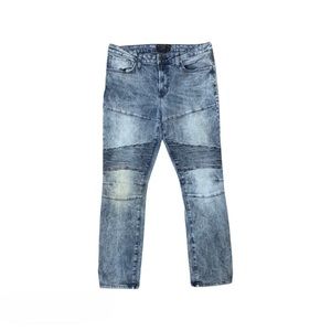 Ribbed blue jeans, size 34x30